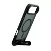 Evelatus Apple iPhone 17 Air Capa com revestimento de borracha MagSafe com suporte preta