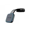 Evelatus Suporte de ventosa dobrável e giratório 360° com ímã e carregamento sem fios MagSafe Qi para painel/para-brisas do carro, preto