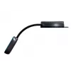 Evelatus Suporte de ventosa dobrável e giratório 360° com ímã e carregamento sem fios MagSafe Qi para painel/para-brisas do carro, preto
