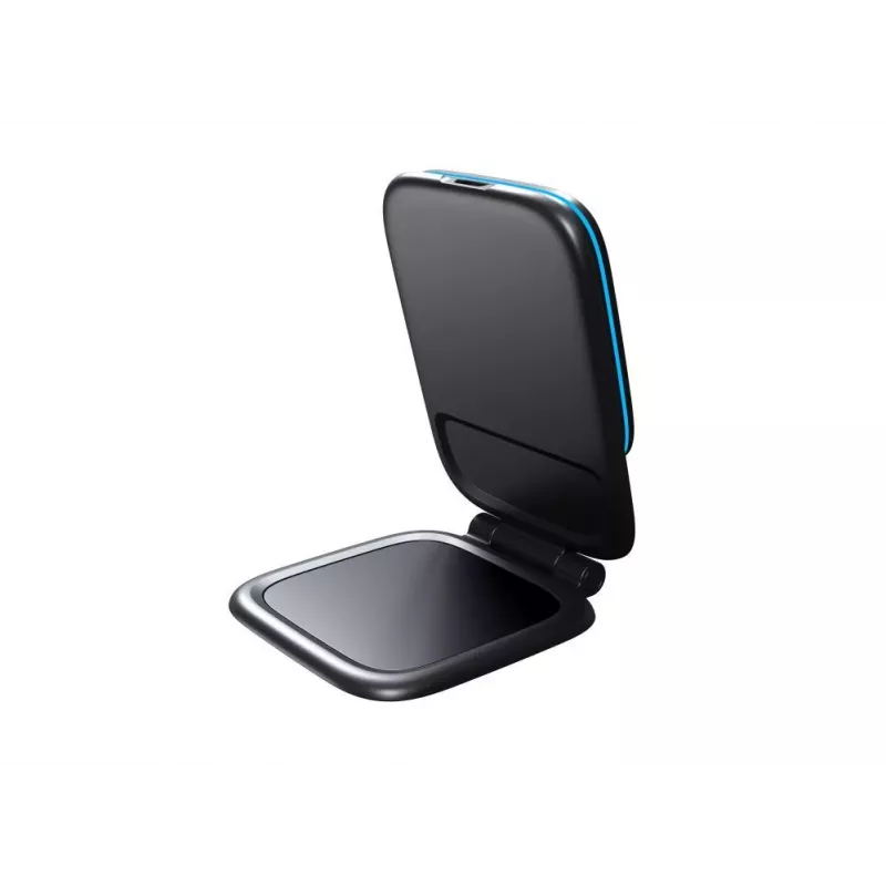 Evelatus MagSafe Qi suporte magnético com carregamento sem fios para ecrã do carro/painel, portátil, tablet, monitor – preto