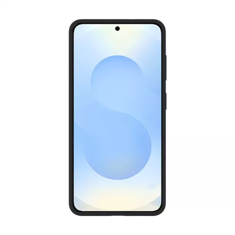 Evelatus Samsung Galaxy S26 Capa de silicone Premium Magnetic Soft Touch preta