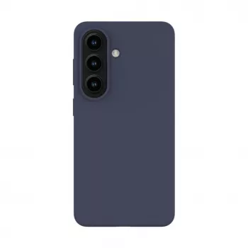 Evelatus Samsung Galaxy S26 Capa de silicone Premium Magnetic Soft Touch azul-escura