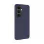 Evelatus Samsung Galaxy S26 Capa de silicone Premium Magnetic Soft Touch azul-escura