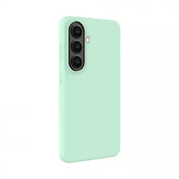 Evelatus Samsung Galaxy S26 Capa de silicone Premium Magnetic Soft Touch turquesa