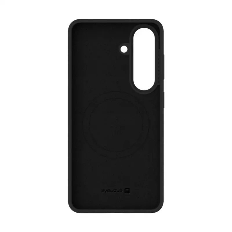Evelatus Samsung Galaxy S26 Plus Capa de silicone Premium Magnetic Soft Touch preta
