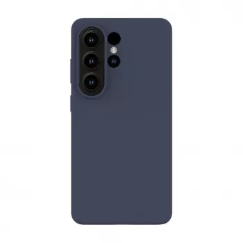 Evelatus Samsung Galaxy S26 Ultra Capa de silicone Premium Magnetic Soft Touch azul-escura