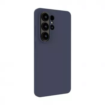 Evelatus Samsung Galaxy S26 Ultra Capa de silicone Premium Magnetic Soft Touch azul-escura