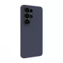 Evelatus Samsung Galaxy S26 Ultra Capa de silicone Premium Magnetic Soft Touch azul-escura