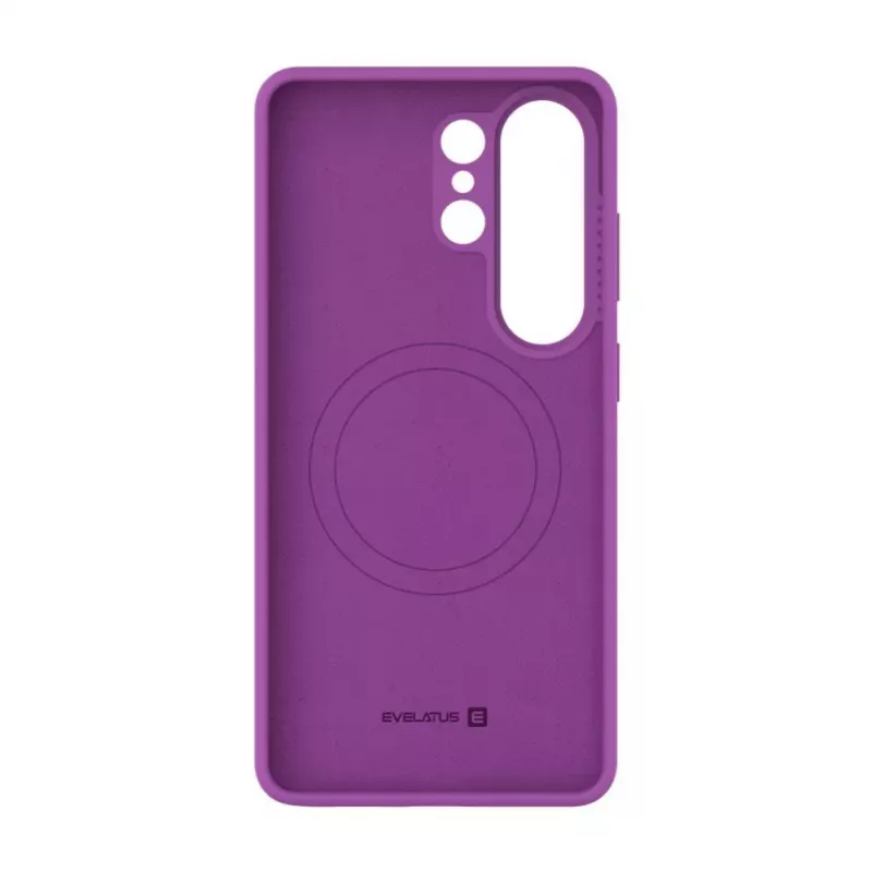 Evelatus Samsung Galaxy S26 Ultra Capa de silicone Premium Magnetic Soft Touch papaia