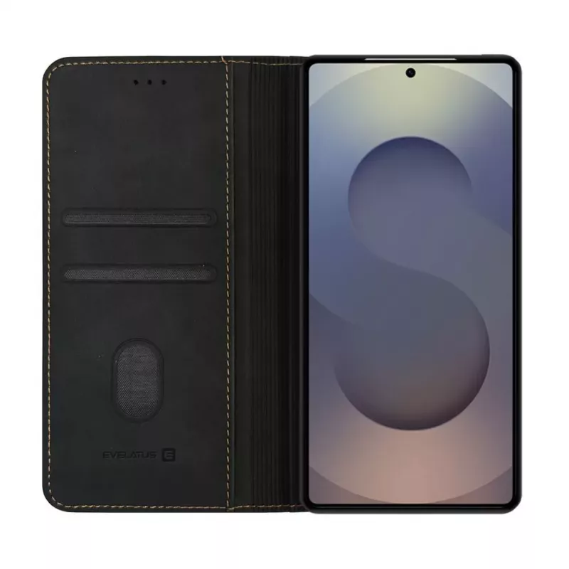 Evelatus Samsung Galaxy S26 Ultra Capa tipo livro preta