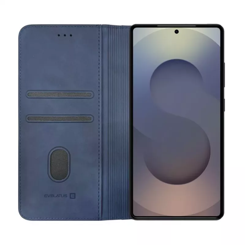 Evelatus Samsung Galaxy S26 Ultra Capa tipo livro azul-escura