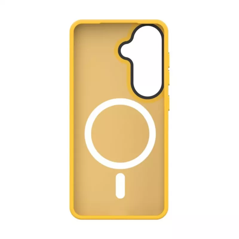 Evelatus Samsung Galaxy S26 Capa híbrida com ímã, PC+TPU laranja