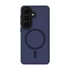 Evelatus Samsung Galaxy S26 Capa híbrida com ímã PC+TPU azul-escura