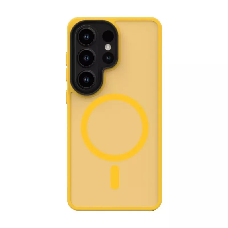 Evelatus Samsung Galaxy S26 Ultra Capa híbrida com ímã, PC+TPU, laranja