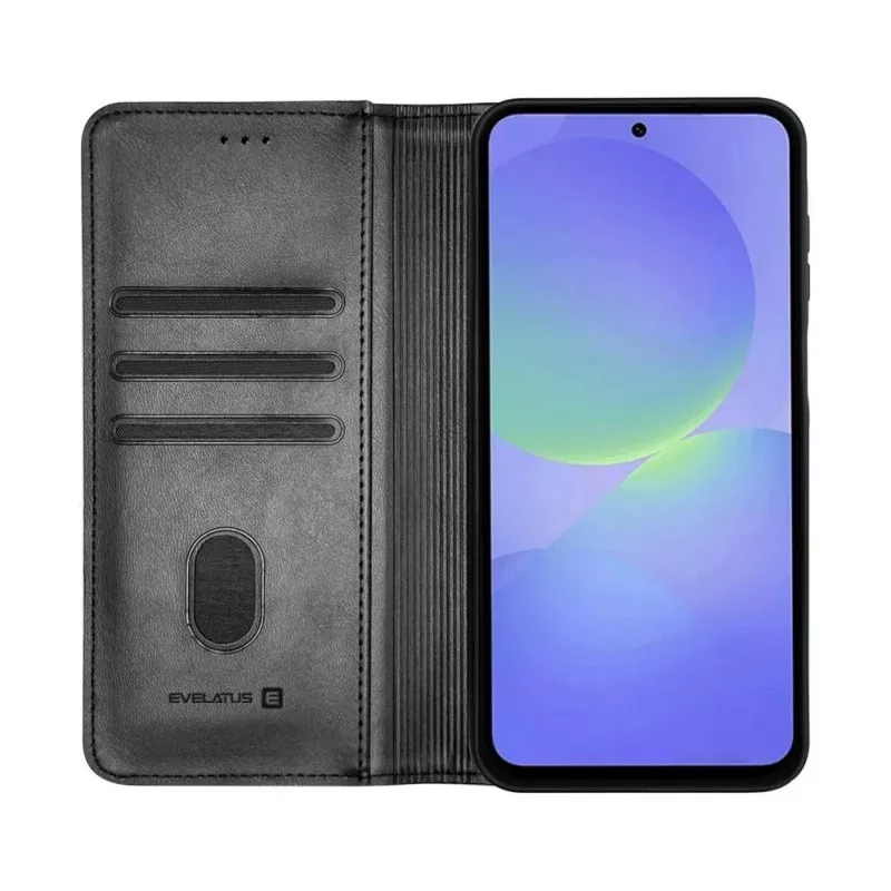 Evelatus Samsung Galaxy A37 Capa tipo livro preta