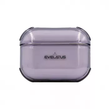 Evelatus Apple AirPods Pro Capa protetora TPU transparente roxa