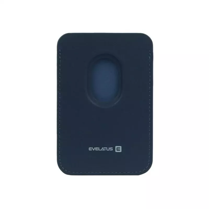 Evelatus Carteira Universal de Pele PU com MagSafe Azul-escuro