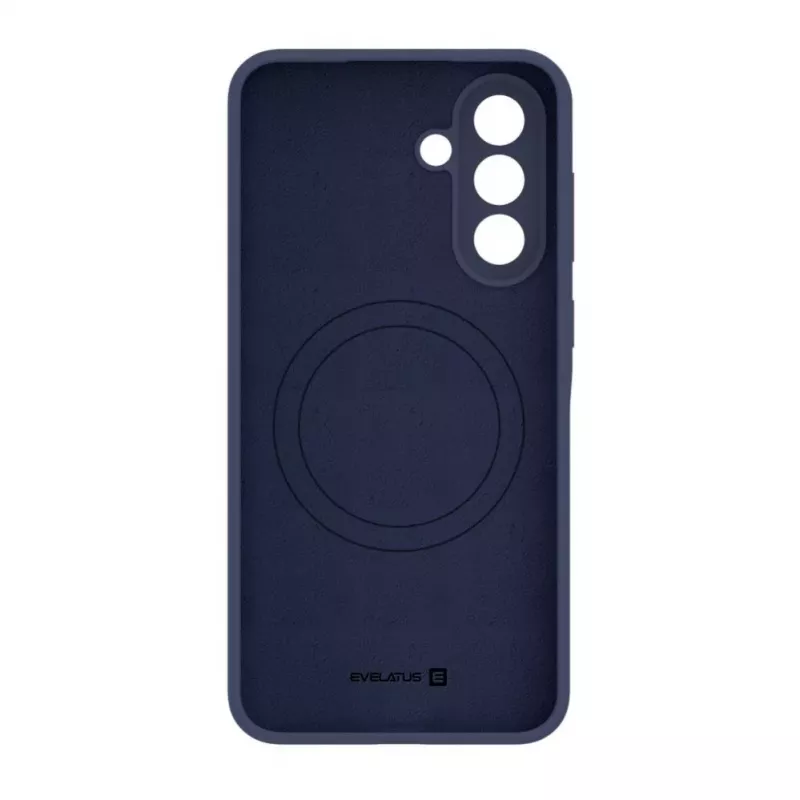 Evelatus Samsung Galaxy A57 Capa de Silicone Soft Touch Magnética Premium Azul-meia-noite