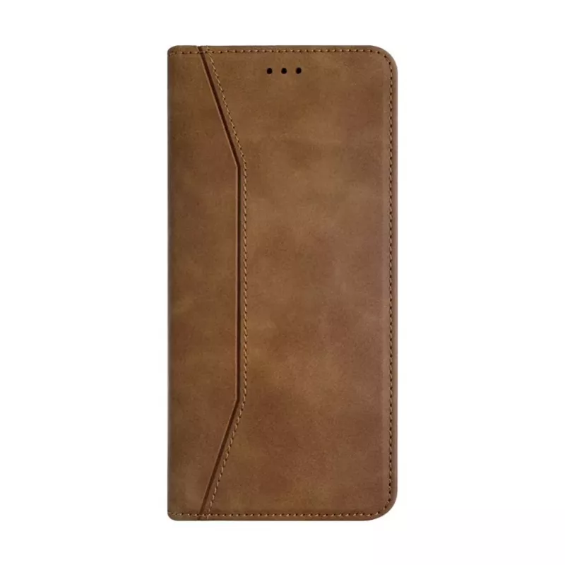 Evelatus Samsung Galaxy A57 Capa tipo livro, castanha