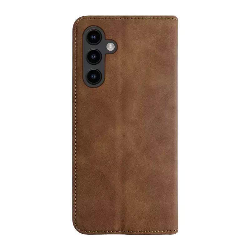 Evelatus Samsung Galaxy A57 Capa tipo livro, castanha