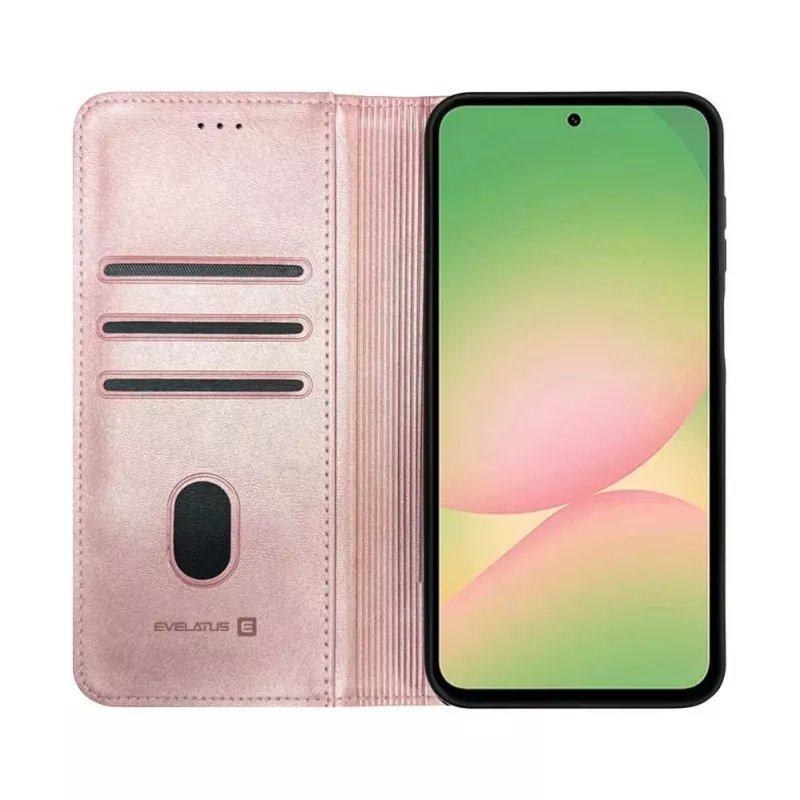 Evelatus Samsung Galaxy A57 Capa tipo livro Folio, rosa