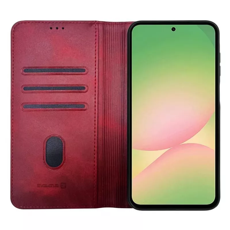 Evelatus Samsung Galaxy A57 Capa Tipo Livro Folio Vermelho