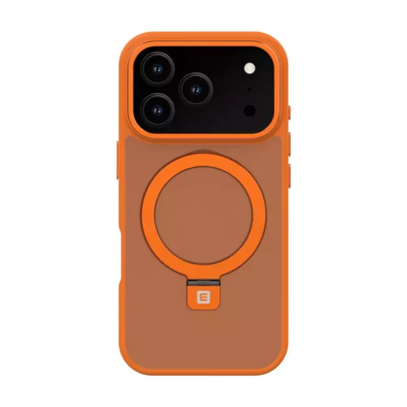 Evelatus Apple iPhone 17 Pro Capa Shield com MagSafe e Suporte Mate Laranja