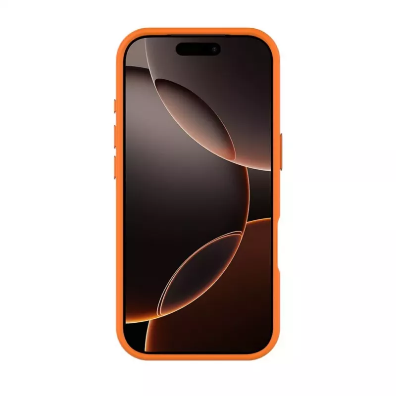 Evelatus Apple iPhone 17 Pro Capa Shield com MagSafe e Suporte Mate Laranja