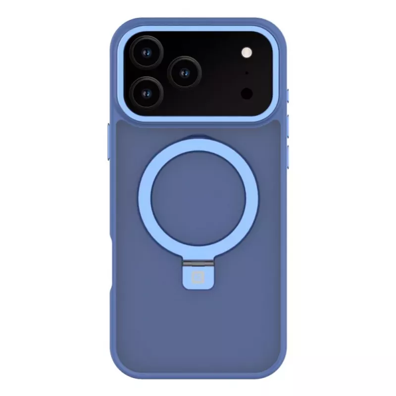 Evelatus Apple iPhone 17 Pro Max Capa Shield com MagSafe e Suporte Mate Azul