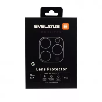 Evelatus Apple iPhone 17 Proteção de Lente de Câmara Full Body Premium Azul