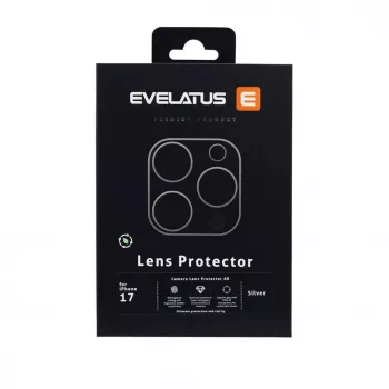 Evelatus Apple iPhone 17 Proteção de Lente de Câmara Full Body Premium Prateado