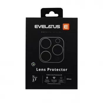 EVELATUS Apple iPhone 17 Air Proteção de Lente de Câmara Full Body Premium Prateado