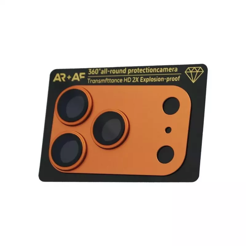 Evelatus Apple iPhone 17 Pro Proteção de Lente de Câmara Full Body Premium Laranja