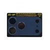 Evelatus Apple iPhone 17 Pro Proteção de Lente de Câmara Full Body Premium Azul-escuro
