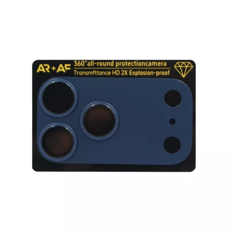 Evelatus Apple iPhone 17 Pro Proteção de Lente de Câmara Full Body Premium Azul-escuro