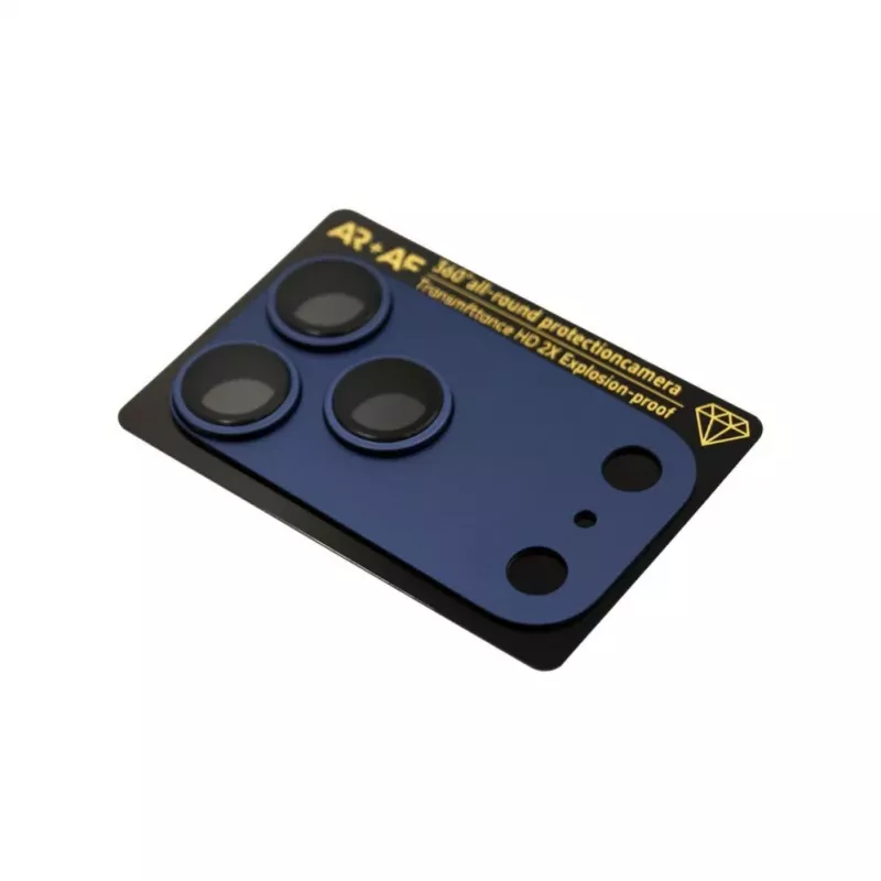 Evelatus Apple iPhone 17 Pro Proteção de Lente de Câmara Full Body Premium Azul-escuro