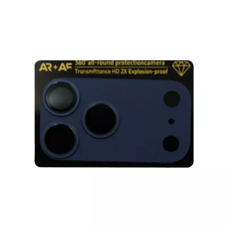Evelatus Apple iPhone 17 Pro Max Proteção de Lente de Câmara Full Body Premium Azul-escuro