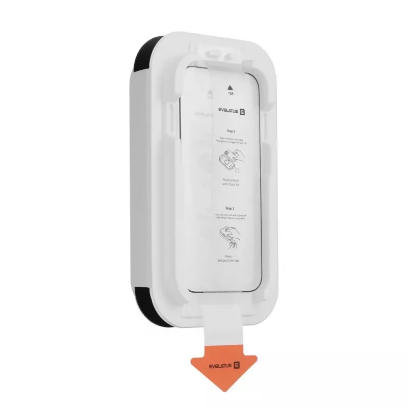 Evelatus Apple iPhone 16 Pro Flip Glass Magic Easy Install Box - película de proteção de ecrã