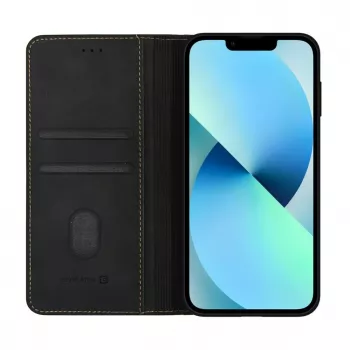 Evelatus Apple iPhone 17e Capa tipo livro, preta
