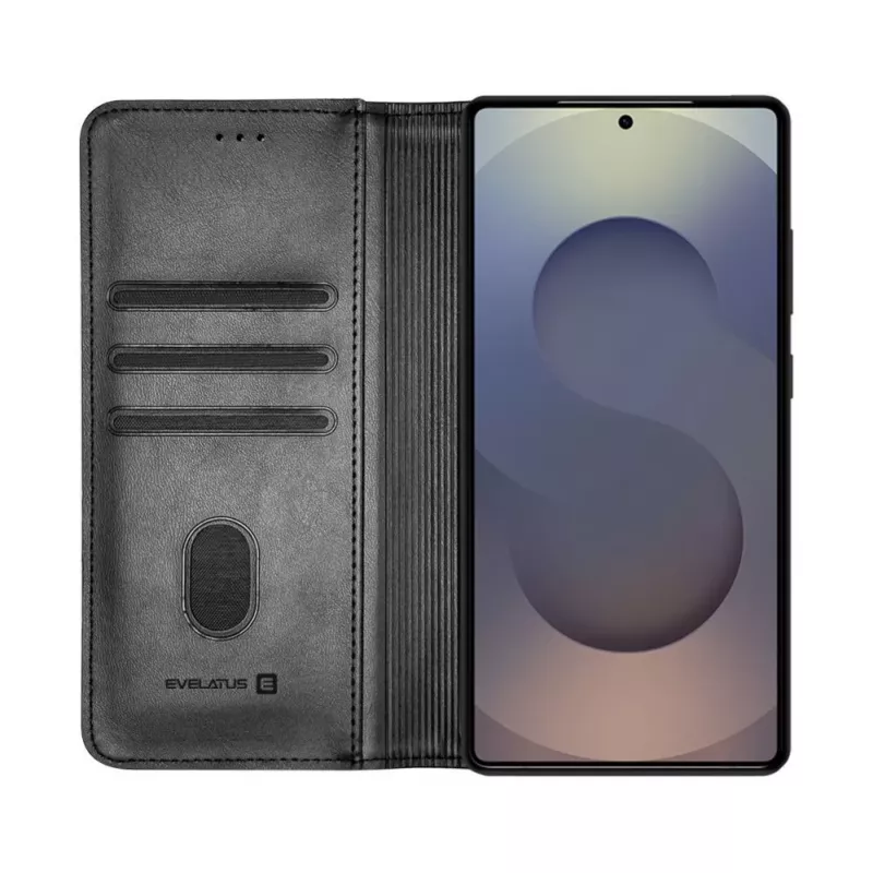 Evelatus Samsung Galaxy S26 Ultra Capa tipo livro Folio preta