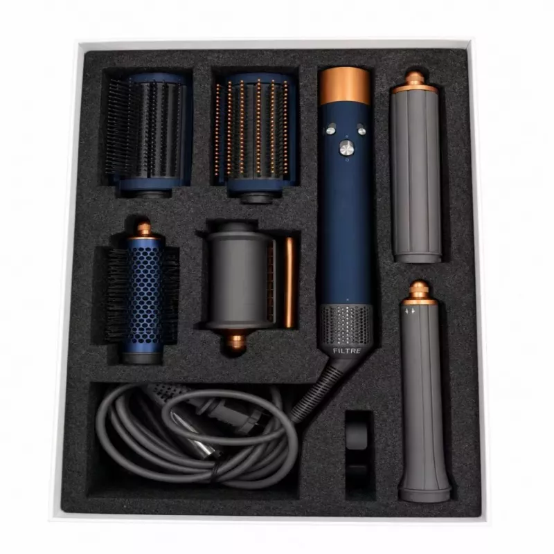 iLike Air Styling System – Conjunto de styling de cabelo 6 em 1 - Potência 1200W azul