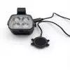 iLike buzina elétrica para bicicleta 120 dB com botão de controlo remoto com fio, buzina de bicicleta à prova de água para bicicletas e trotinetes elétricas