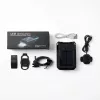 iLike farol dianteiro de bicicleta solar com buzina de 120 dB, recarregável por USB, luz frontal LED de 1000LM, bateria de 4000 mAh, luz de emergência