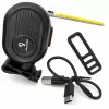 iLike JOWORSE luz traseira de bicicleta COB LED recarregável, luz traseira de bicicleta USB-C, 300mAh, luz de aviso para bicicleta à prova de água