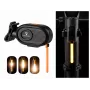 iLike JOWORSE luz traseira de bicicleta COB LED recarregável, luz traseira de bicicleta USB-C, 300mAh, luz de aviso para bicicleta à prova de água