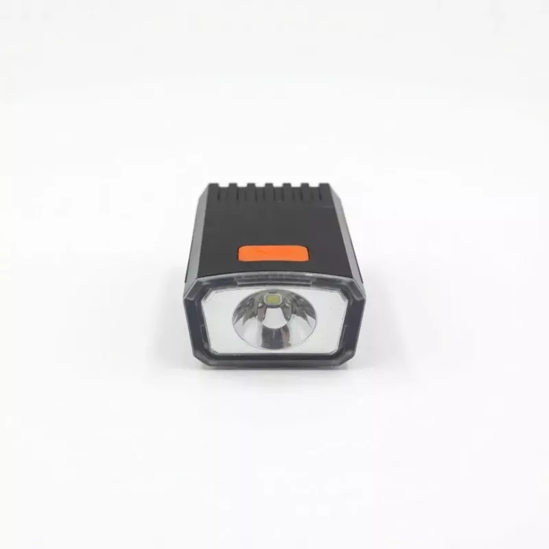 iLike Luz dianteira de bicicleta recarregável por USB, farol de bicicleta LED de alta luminosidade JH420, luz de bicicleta à prova de água IP65 para BTT, bicicleta de estrada e e-bike, preto