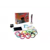 iLike Melt 3D Pen Kit Box conjunto completo para caneta de impressão 3D, conjunto 3D PEN-7-1 com moldes 5m x 20 cores verde