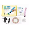 iLike Caneta 3D com ecrã LCD | Caneta de impressão 3D multicolor definitiva rosa