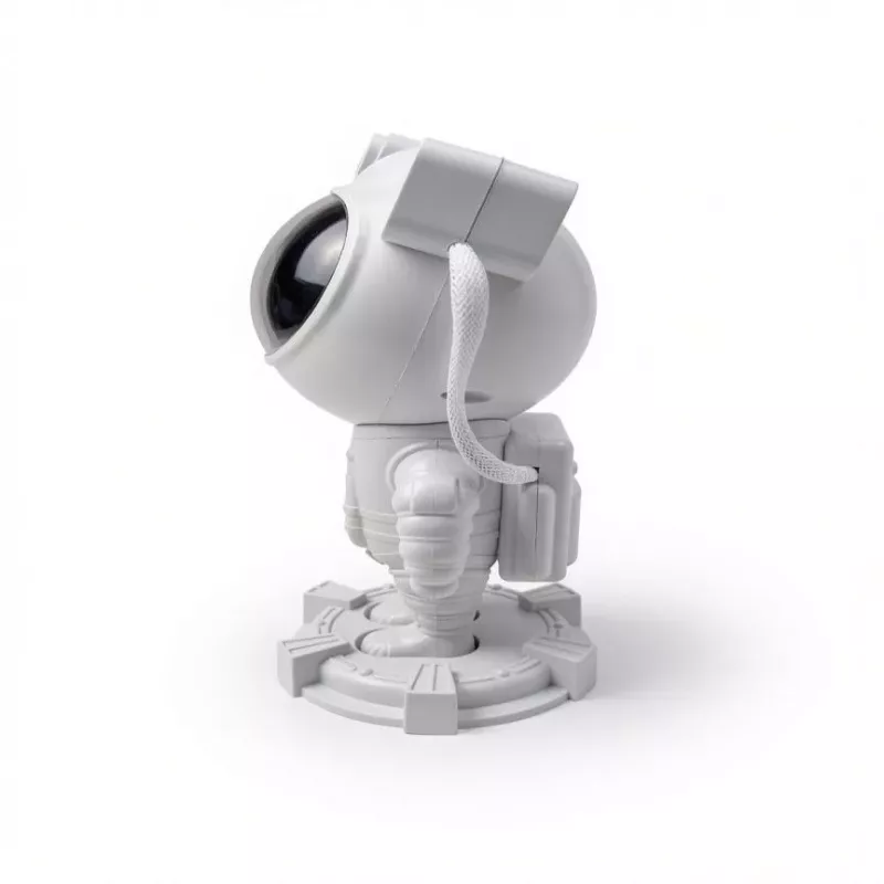 iLike Candeeiro LED inteligente astronauta com altifalante Bluetooth, luz noturna RGB, comando, cabeça rotativa 360° branco
