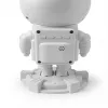iLike Candeeiro LED inteligente astronauta com altifalante Bluetooth, luz noturna RGB, comando, cabeça rotativa 360° branco